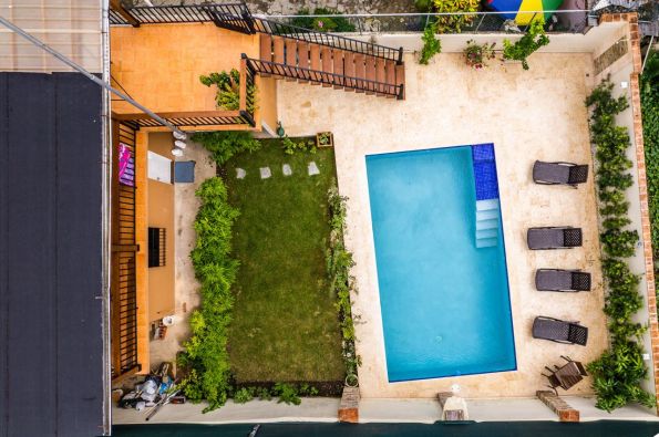 #11 Renovated Restaurant with 6 Apartments and Pool for Sale in Prime Sosua Location