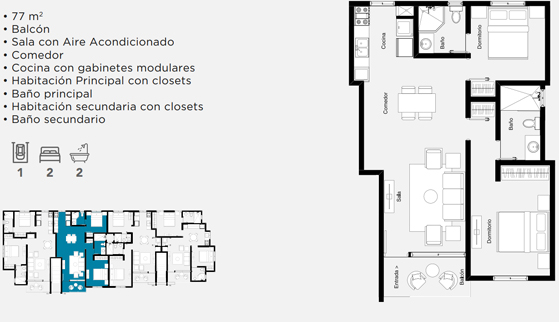 #7 Modern condos for sale in downtown Sosua